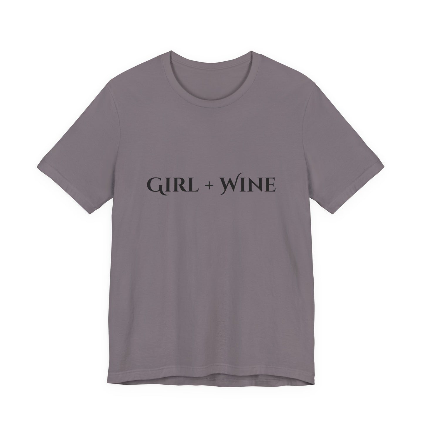 Girl + Wine T-Shirt(Available in 9 Colors)