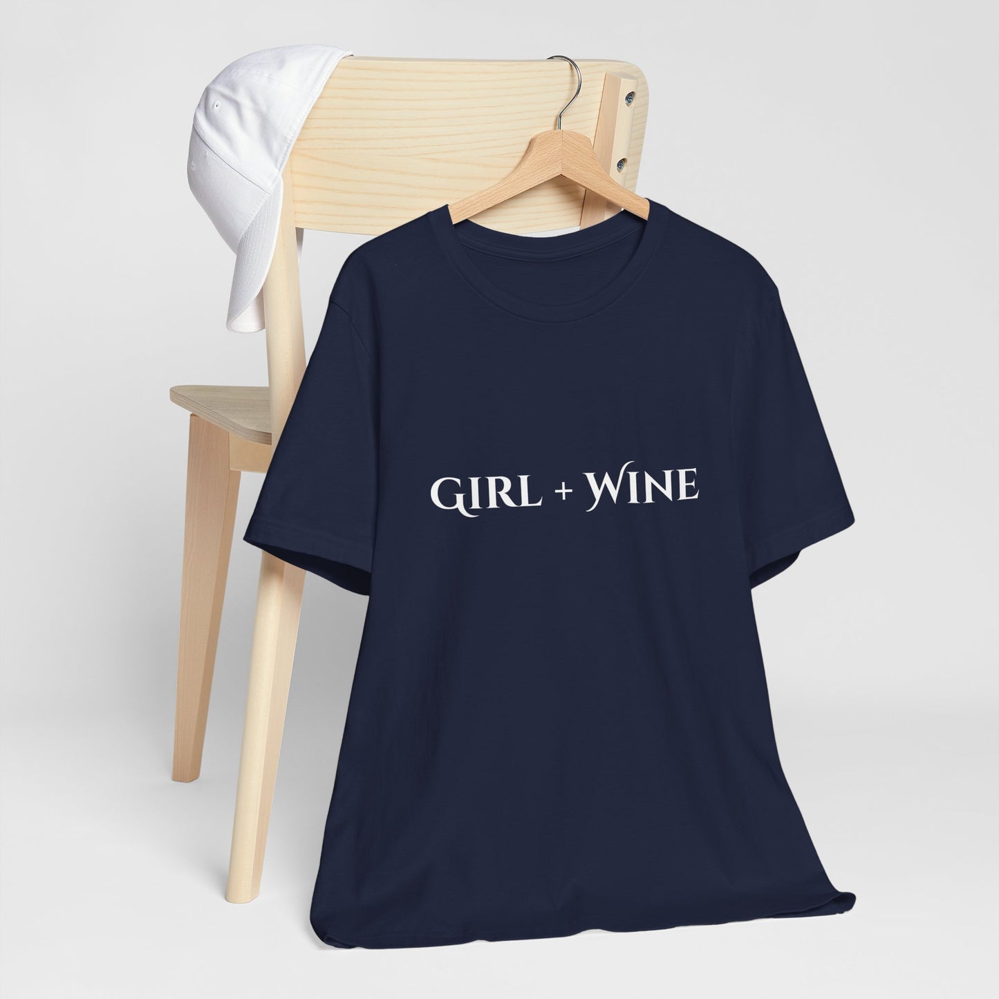 Girl + Wine T-Shirt(Available in 9 Colors)