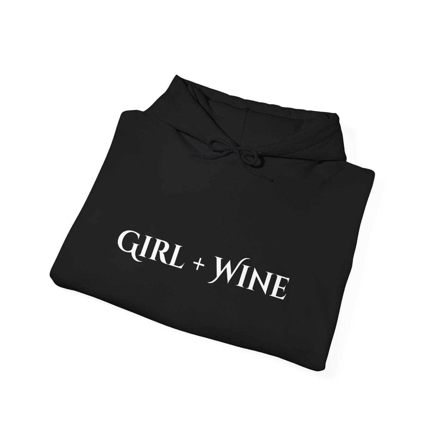 Girl Plus Wine Heavy Blend Hoodie (Available in 7 Colors)