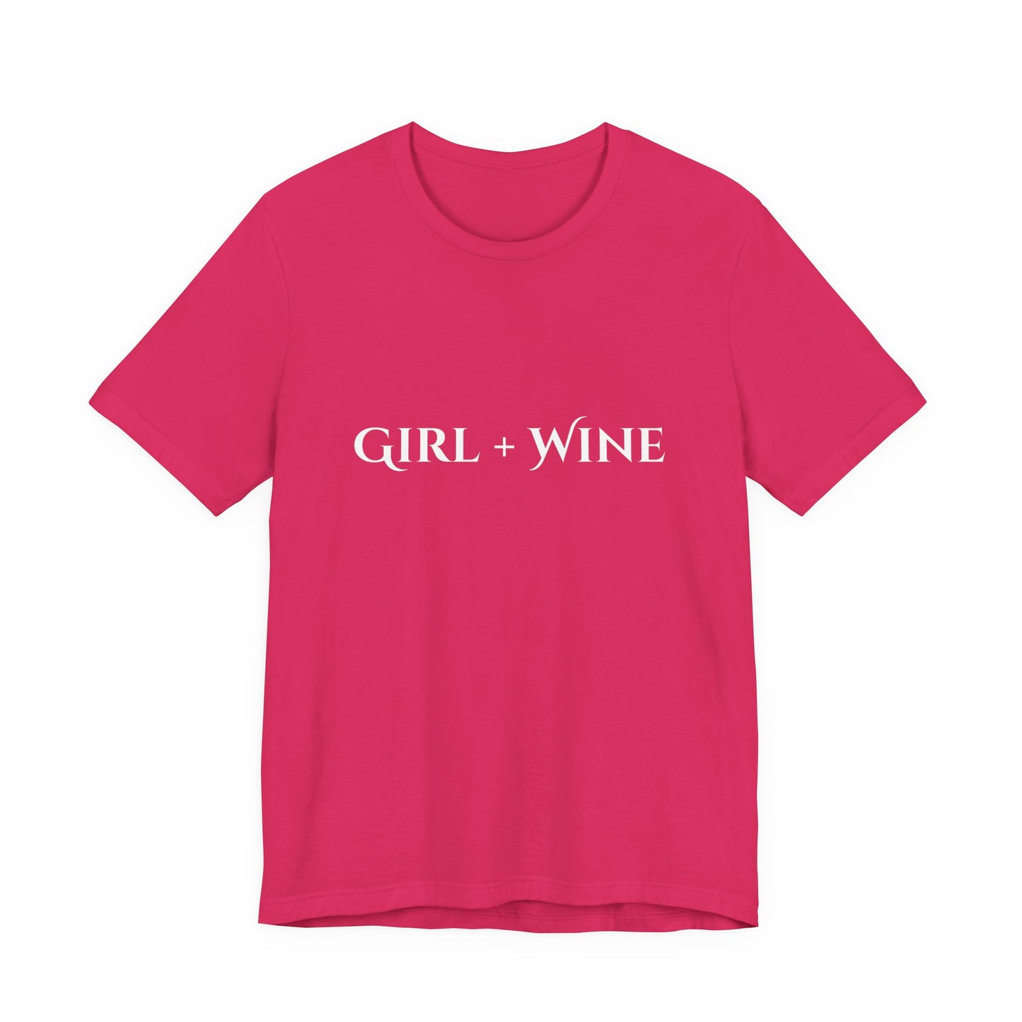 Girl + Wine T-Shirt(Available in 9 Colors)