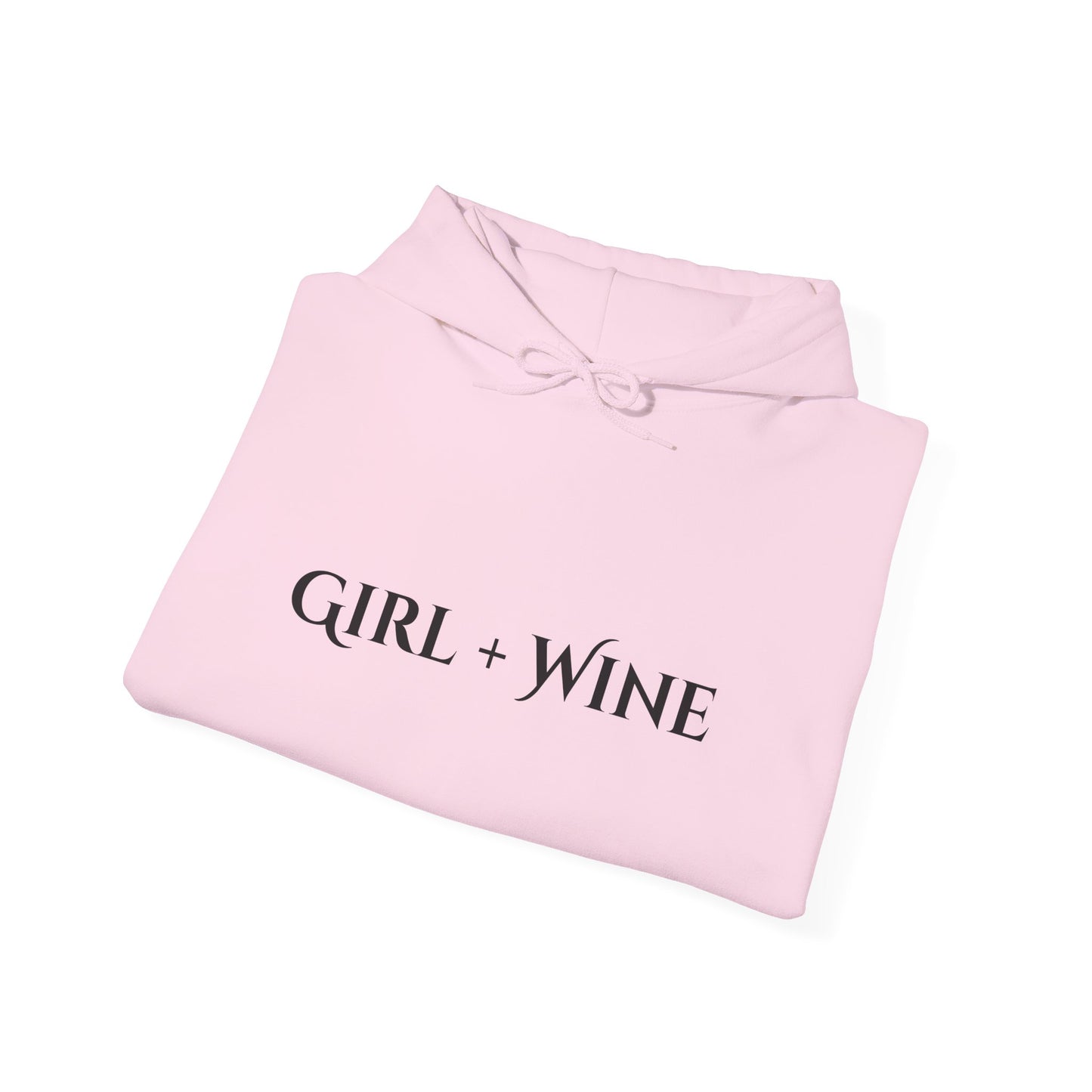 Girl Plus Wine Heavy Blend Hoodie (Available in 7 Colors)