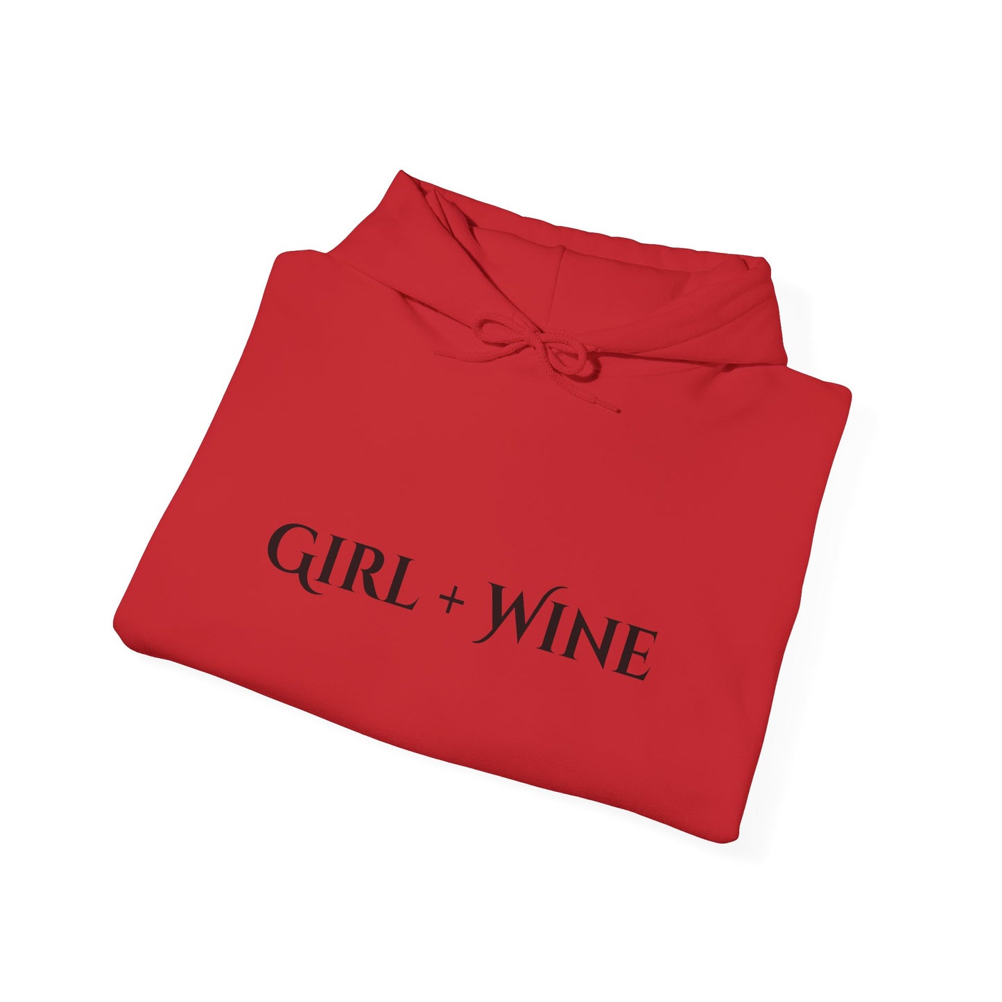 Girl Plus Wine Heavy Blend Hoodie (Available in 7 Colors)