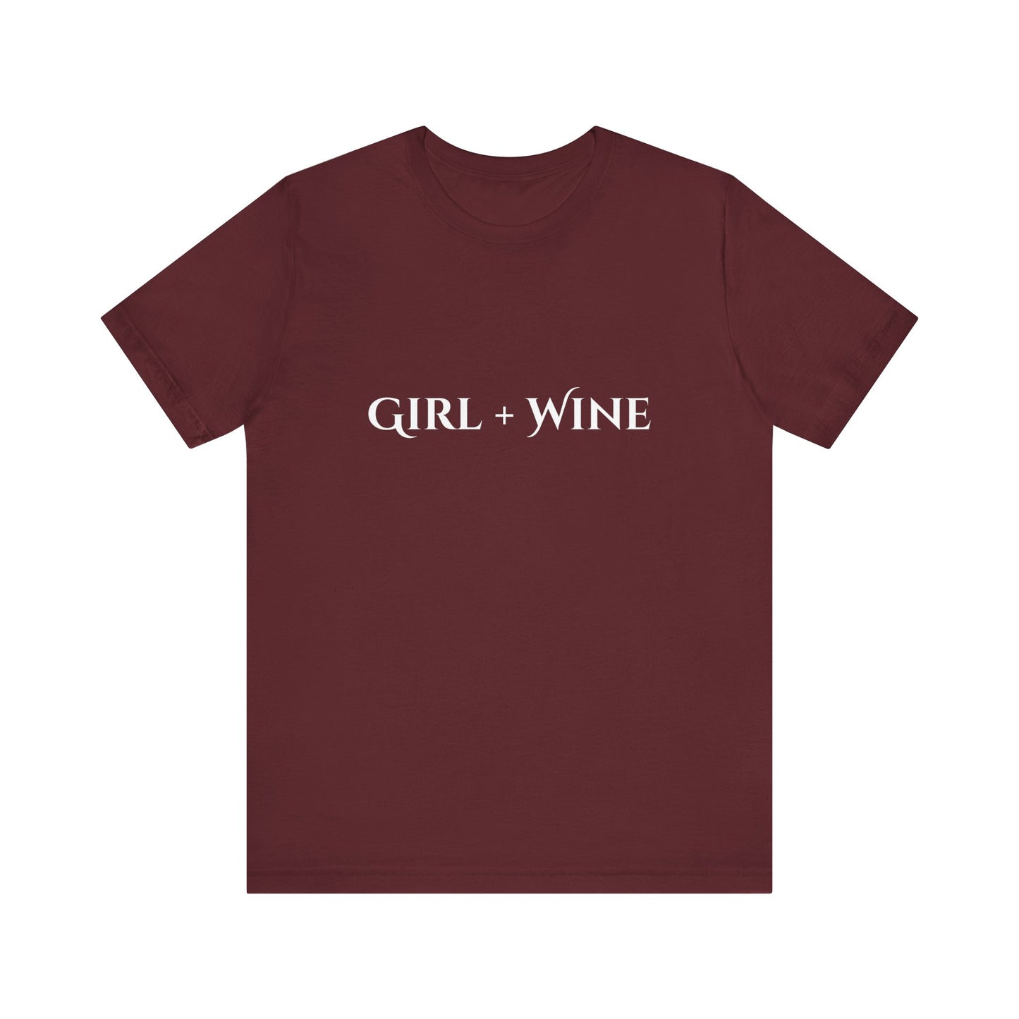 Girl + Wine T-Shirt(Available in 9 Colors)