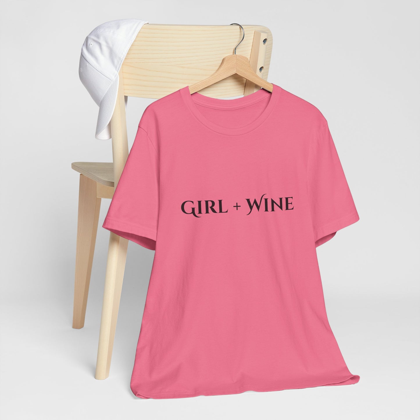 Girl + Wine T-Shirt(Available in 9 Colors)