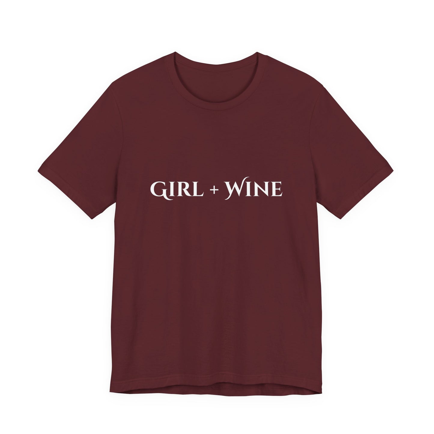 Girl + Wine T-Shirt(Available in 9 Colors)