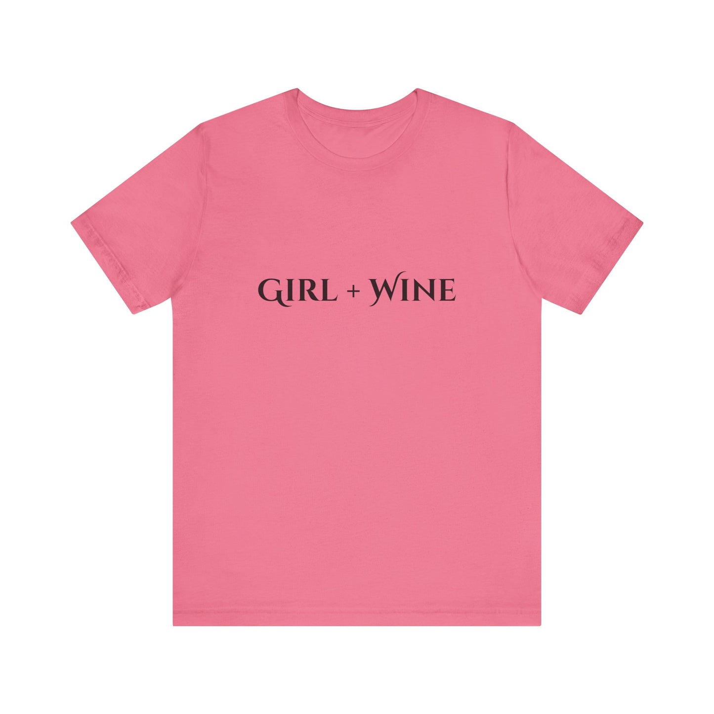 Girl + Wine T-Shirt(Available in 9 Colors)