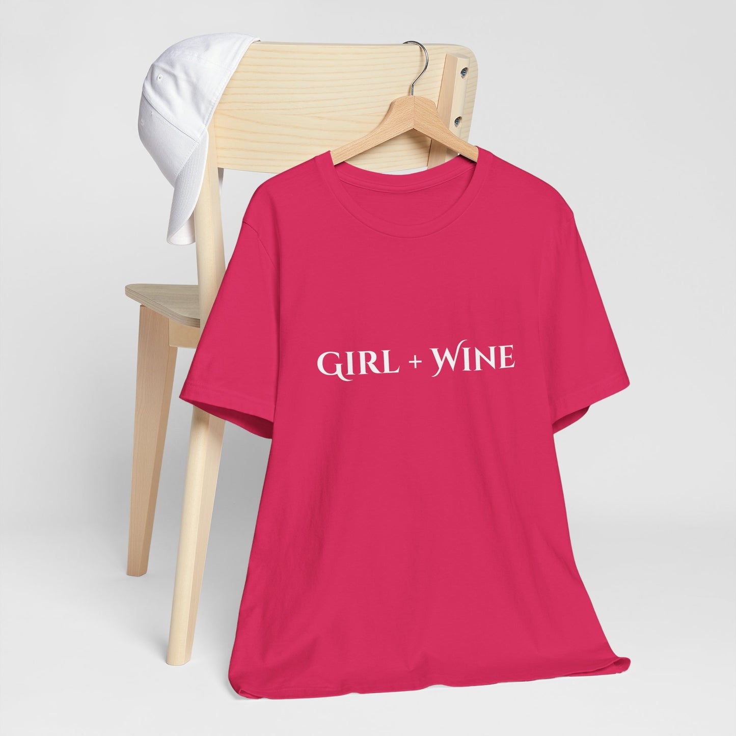 Girl + Wine T-Shirt(Available in 9 Colors)
