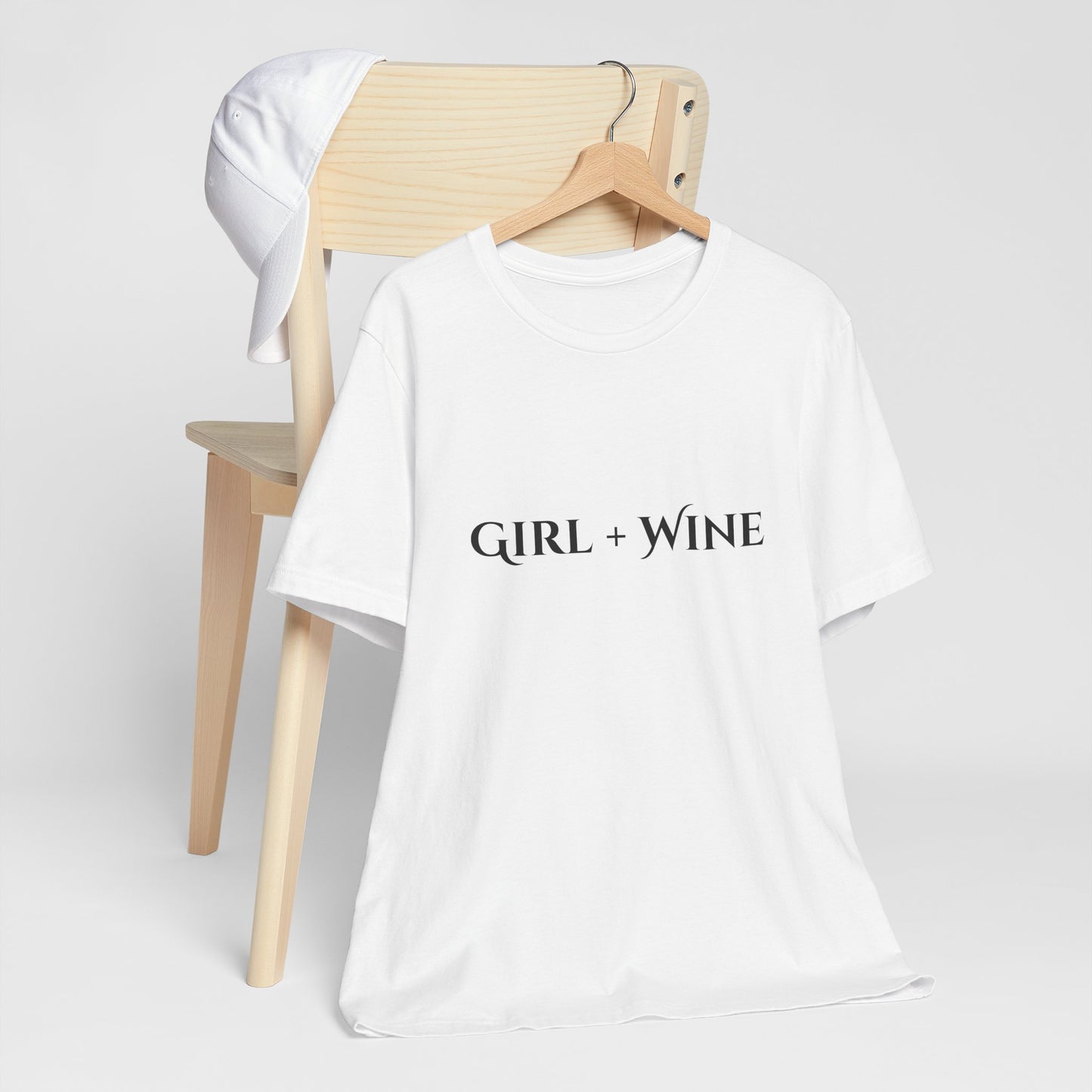 Girl + Wine T-Shirt(Available in 9 Colors)