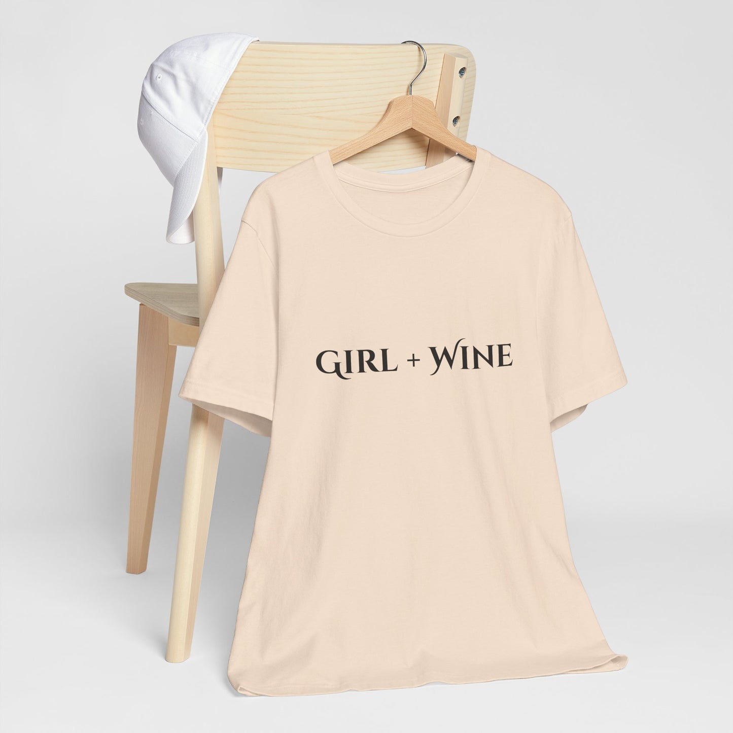 Girl + Wine T-Shirt(Available in 9 Colors)
