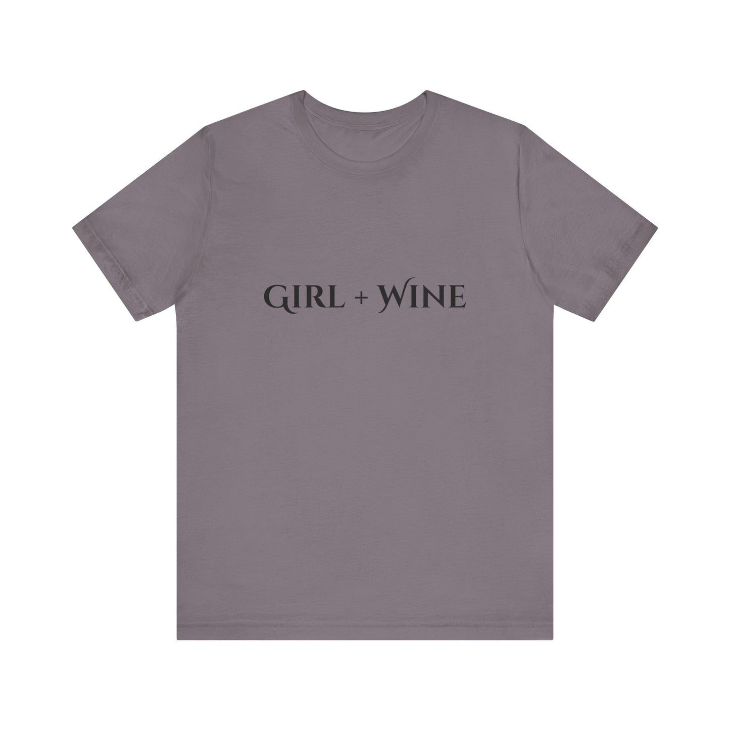 Girl + Wine T-Shirt(Available in 9 Colors)
