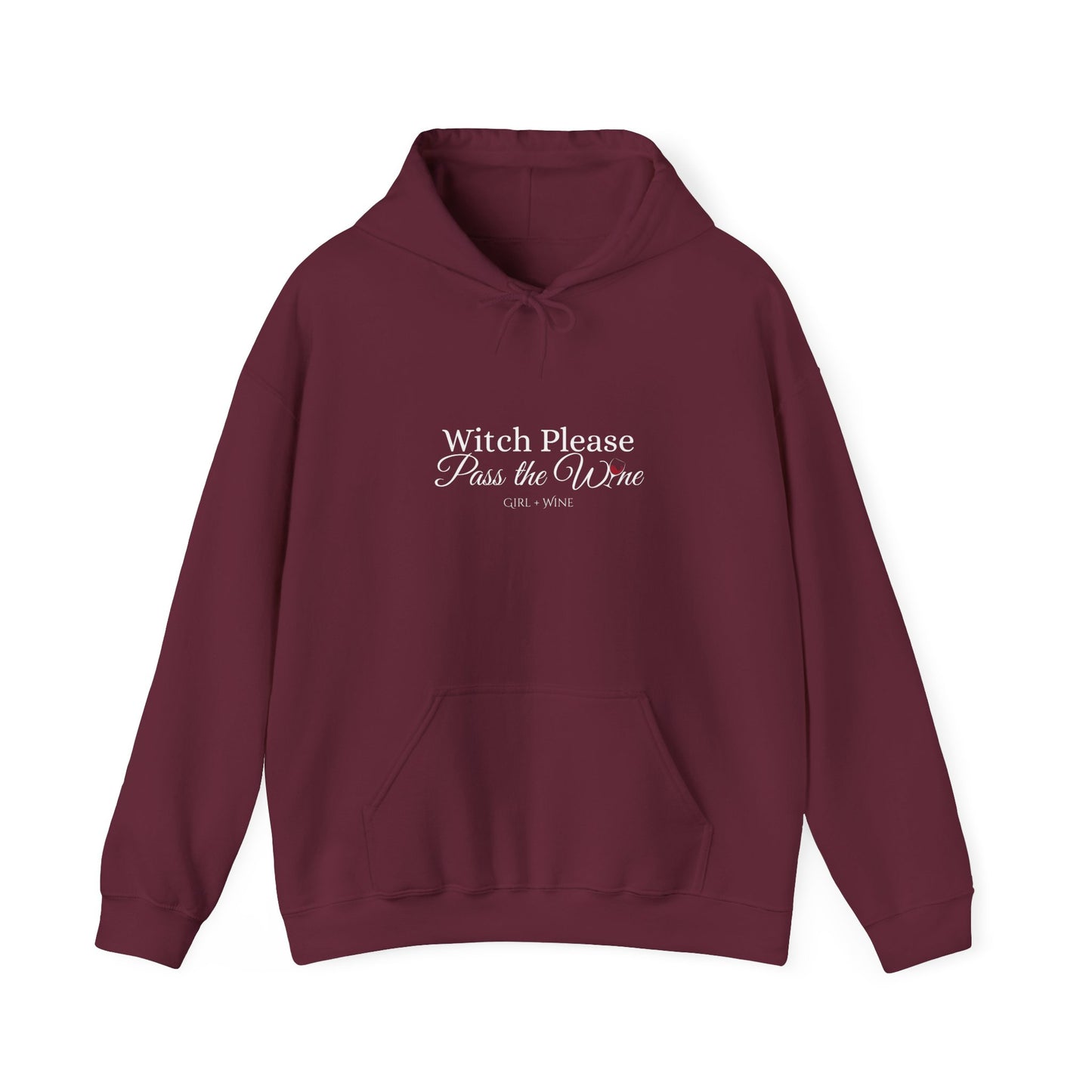 Witch Please Hoodie – Unisex Halloween Hoodie (7 Colors) | Girl + Wine Co